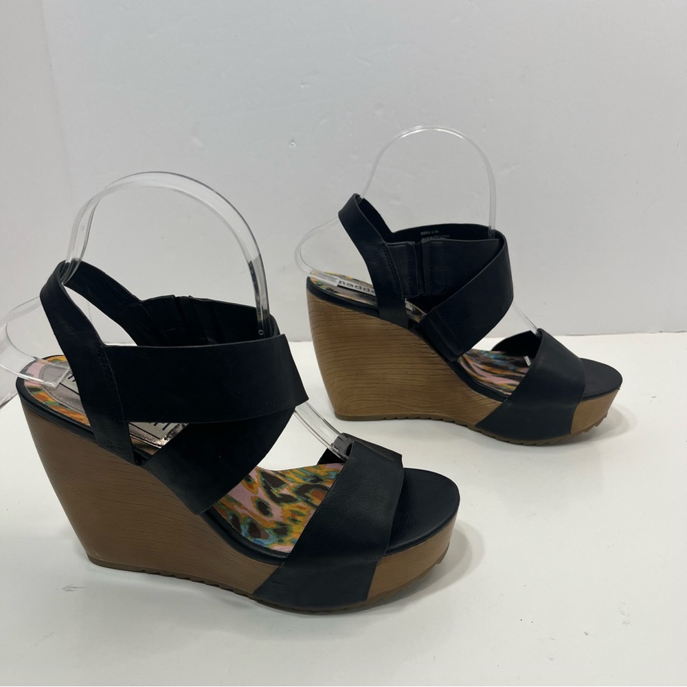 MADDEN GIRL Roma Playform Wedge Shoes sandals women’s size 6.5 M